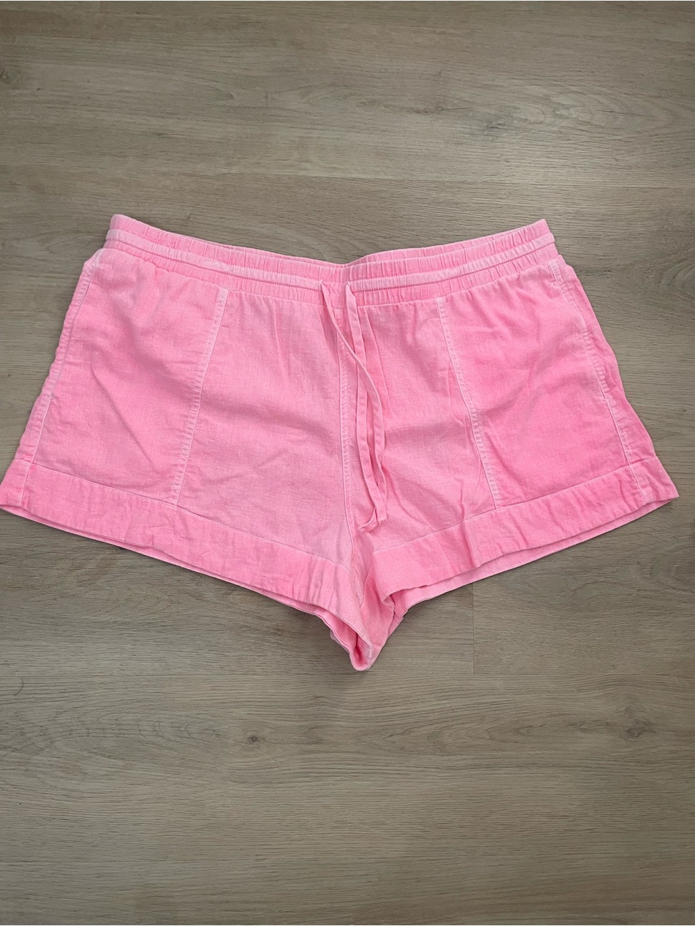 Universal Thread Pink Drawstring Shorts - Picture 2 of 4